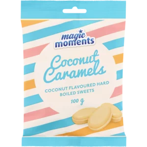 Magic Moments Coconut Caramel Sweets 100g Magic Moments Coconut Caramel Sweets 100g