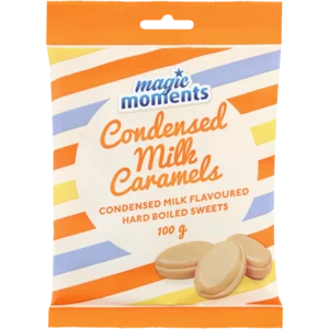 Magic Moments Condensed Milk Caramel Sweets 100g Magic Moments Condensed Milk Caramel Sweets 100g