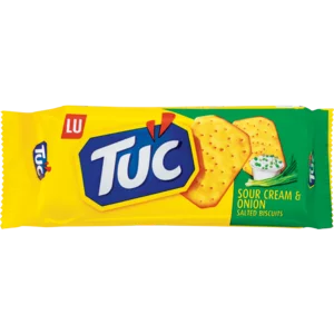 Lu Tuc Sour Cream & Onion Crackers 100g Lu Tuc Sour Cream & Onion Crackers 100g