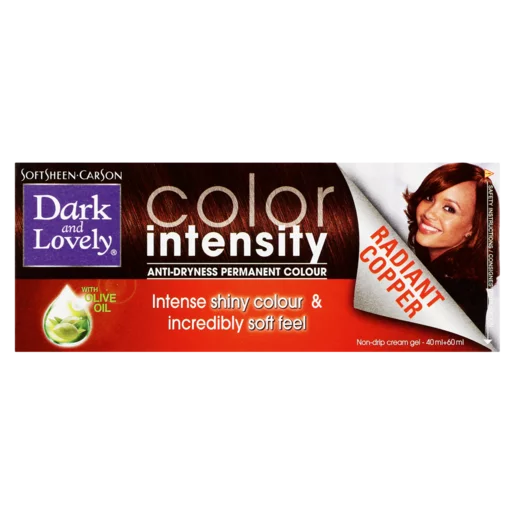 Dark and Lovely Color Intensity Radiant Copper Hair Colour 100ml Dark and Lovely Color Intensity Radiant Copper Hair Colour 100ml