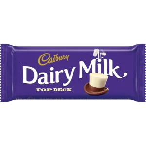 Cadbury Dairy Milk Top Deck Chocolate Slab 150g Cadbury Dairy Milk Top Deck Chocolate Slab 150g