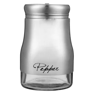 Glass Salt & Pepper Holder Glass Salt & Pepper Holder