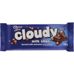 Choco Lux Aerated Milk Chocolate Slab 100g Choco Lux Aerated Milk Chocolate Slab 100g