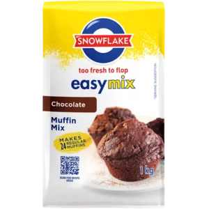 Snowflake Chocolate Flavoured Muffin Mix 1kg Snowflake Chocolate Flavoured Muffin Mix 1kg