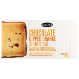Chelsea Chocolate Dipped Orange Shortcake Biscuits 200g Chelsea Chocolate Dipped Orange Shortcake Biscuits 200g