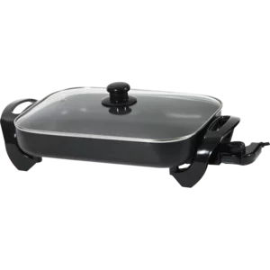 Ottimo Black Rectangular Electric Frypan 5L