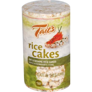Tait's Oat & Sesame Rice Cakes 100g