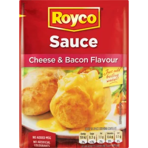 Royco Cheese & Bacon Instant Sauce 38g Royco Cheese & Bacon Instant Sauce 38g