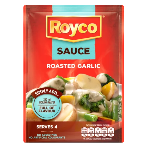 Royco Sauce Roasted Garlic Sauce Pack 13g