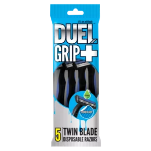 Lion Duel Grip+ Twin Blades Disposable Razors 5 Pack Lion Duel Grip+ Twin Blades Disposable Razors 5 Pack