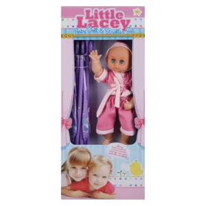 Doll with Stroller Little Lacey Assorted (Single)34cm Doll with Stroller Little Lacey Assorted (Single)34cm