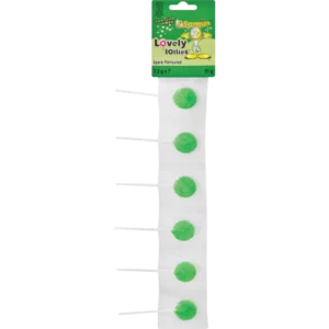 Sovereign Lovely Lollies Apple Flavoured Lollipops 7x7.3g Sovereign Lovely Lollies Apple Flavoured Lollipops 7x7.3g
