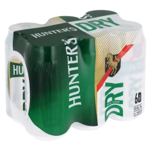 Hunter's Dry Real Cider Cans 6x440ml Hunter's Dry Real Cider Cans 6x440ml