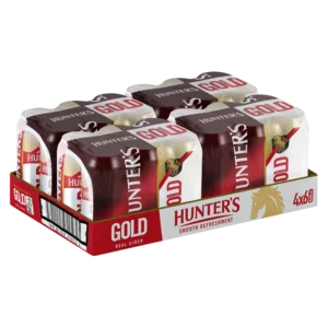 Hunter's Gold Real Cider Cans 24x440ml Hunter's Gold Real Cider Cans 24x440ml