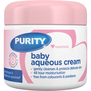 Purity & Elizabeth Anne's Baby Aqueous Cream 450ml Purity & Elizabeth Anne's Baby Aqueous Cream 450ml