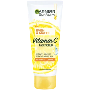 Garnier Skin Active Even & Matte Vitamin C Face Scrub 100ml
