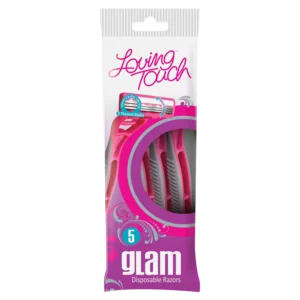 Loving Touch Triple Blade Women's Disposable Razors 5 Pack Loving Touch Triple Blade Women's Disposable Razors 5 Pack
