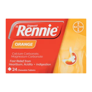 Bayer Rennie Digestif Orange Flavoured Antacid Chewable Tablets 24 Pack Bayer Rennie Digestif Orange Flavoured Antacid Chewable Tablets 24 Pack