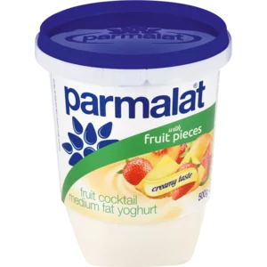 Parmalat Medium Fat Fruit Cocktail Yoghurt 500g