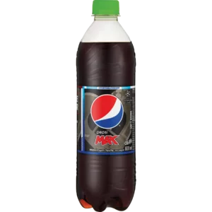 Pepsi Max Soft Drink Bottle 600ml