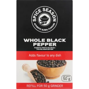 Spice Season Refill Whole Black Pepper Spice 50g Spice Season Refill Whole Black Pepper Spice 50g