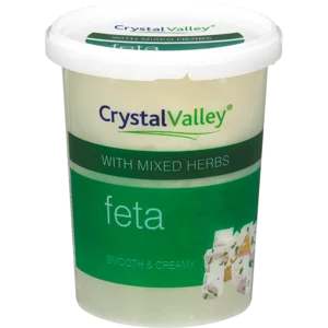 Crystal Valley Mixed Herbs Feta Cheese 400g Crystal Valley Mixed Herbs Feta Cheese 400g