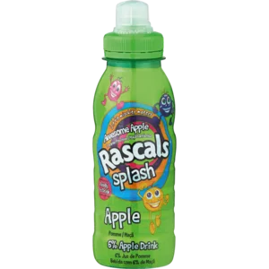 Rascals Splash Apple Flavoured Drink Bottle 300ml Rascals Splash Apple Flavoured Drink Bottle 300ml