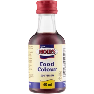 Moir's Egg Yellow Food Colouring 40ml Moir's Egg Yellow Food Colouring 40ml