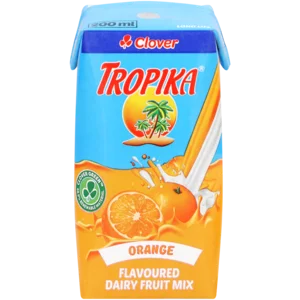 Clover Tropika Long Life Orange Dairy Blend 200ml
