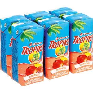 Clover Tropika Long Life Tropical Dairy Blend 6x200ml Clover Tropika Long Life Tropical Dairy Blend 6x200ml