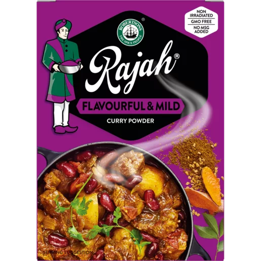 Robertsons Rajah Flavourful & Mild Curry Powder 100g Robertsons Rajah Flavourful & Mild Curry Powder 100g