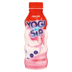 Danone Yogi Sip Strawberry Yoghurt Drink 500g Danone Yogi Sip Strawberry Yoghurt Drink 500g
