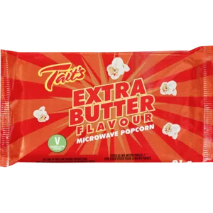 Tait's Extra Butter Microwave Popcorn 91g Tait's Extra Butter Microwave Popcorn 91g