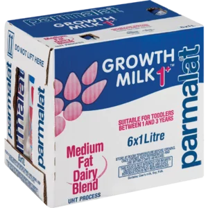 Parmalat Medium Fat Growth Milk 1+ Pack 6x1L Parmalat Medium Fat Growth Milk 1+ Pack 6x1L