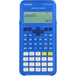 Casio FX-82 ZA Plus ll Blue Scientific Calculator Casio FX-82 ZA Plus ll Blue Scientific Calculator