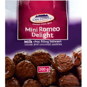 Cape Cookies Mini Romeo Delight Cookies 200g Cape Cookies Mini Romeo Delight Cookies 200g