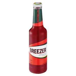 Bacardi Breezer Watermelon Flavoured Spirit Cooler Bottle 275ml Bacardi Breezer Watermelon Flavoured Spirit Cooler Bottle 275ml