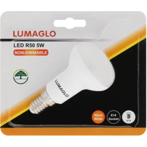Lumaglo Warm White R50 LED Spotlight Globe 5W