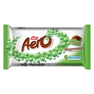 Nestlé Aero Peppermint Milk Chocolate Slab 135g