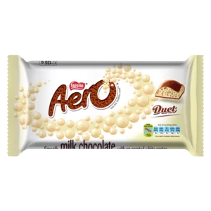 Nestlé Aero Duet Chocolate Slab 135g Nestlé Aero Duet Chocolate Slab 135g