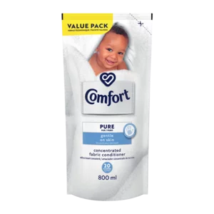 Comfort Pure Concentrated Fabric Conditioner Pouch 800ml Comfort Pure Concentrated Fabric Conditioner Pouch 800ml