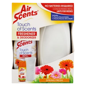 Air Scents Touch Of Scents Spring Fresh Scented Air Freshener & Deodoriser 100ml Air Scents Touch Of Scents Spring Fresh Scented Air Freshener & Deodoriser 100ml