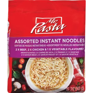 Mr. Pasta Assorted Instant Noodles 5x60g