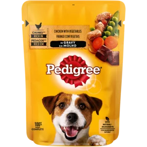 Pedigree Chicken & Vegetable Dog Food Gravy Pouch 100g