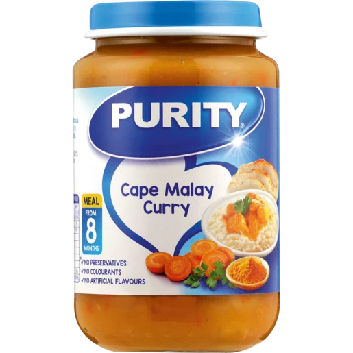 Purity Cape Malay Curry Baby Food 200ml Purity Cape Malay Curry Baby Food 200ml