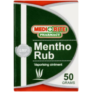 Medirite Pharmacy Mentho Rub Vaporising Ointment 50g Medirite Pharmacy Mentho Rub Vaporising Ointment 50g