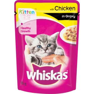 Whiskas Kitten Chicken In Gravy Cat Food 85g Whiskas Kitten Chicken In Gravy Cat Food 85g