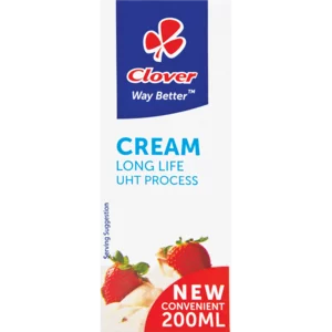 Clover UHT Long Life Cream 200ml Clover UHT Long Life Cream 200ml