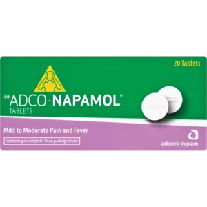 Adco-Napamol Pain Relief Tablets 20 Pack Adco-Napamol Pain Relief Tablets 20 Pack