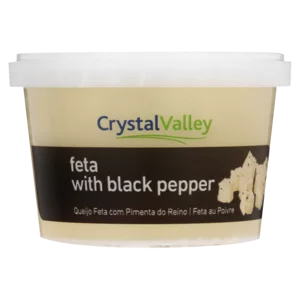 Crystal Valley Feta With Black Pepper 200g Crystal Valley Feta With Black Pepper 200g
